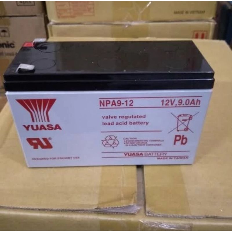 YUASA NPA 9-12 AKI KERING BATERAI VRLA 12V 9AH