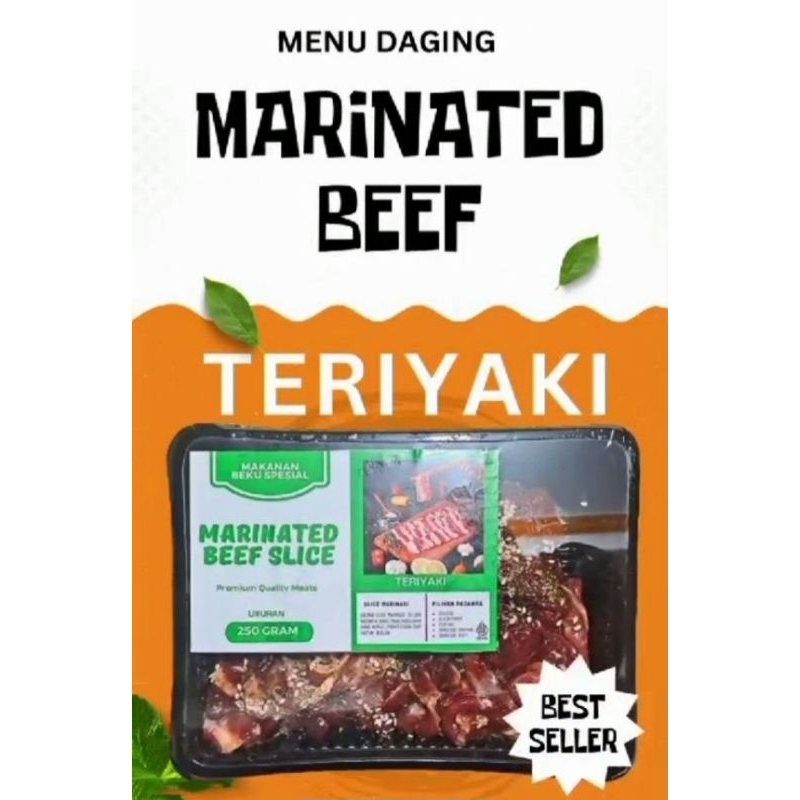 

Marinasi Slice Beef Teriyaki 250gr