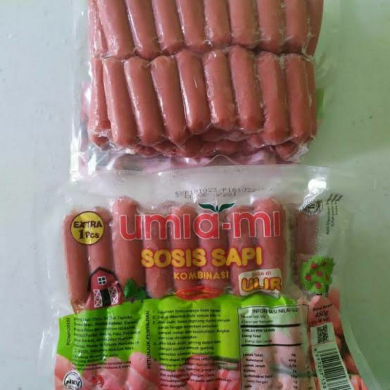 

sosis sapi Frozen food umiami isi 50 450gr