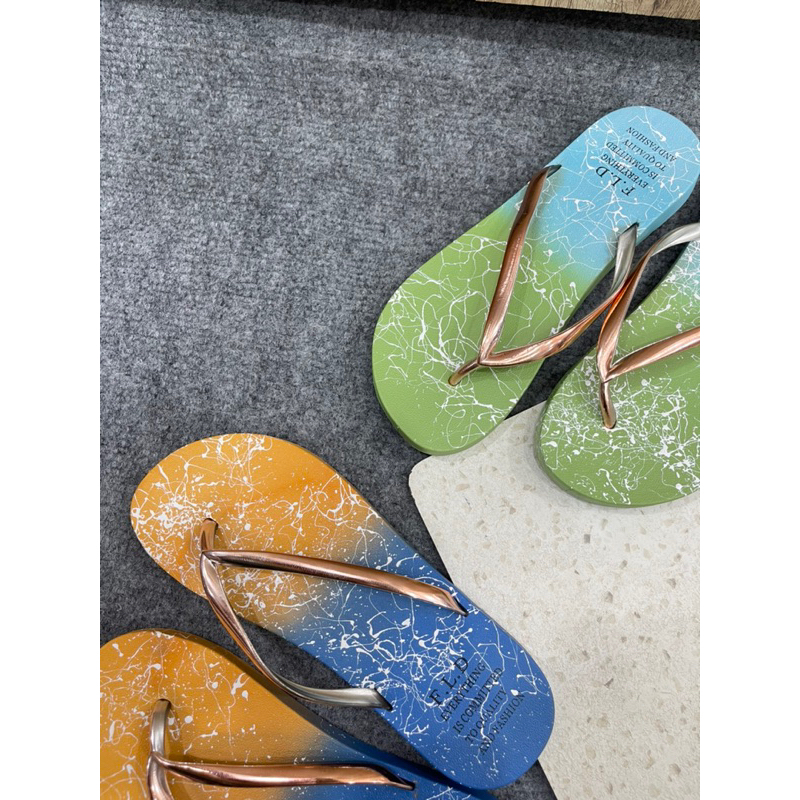 LaLuna-Sandal Jepit Karet Import Sandal Wanita Jepit FLD 2020W