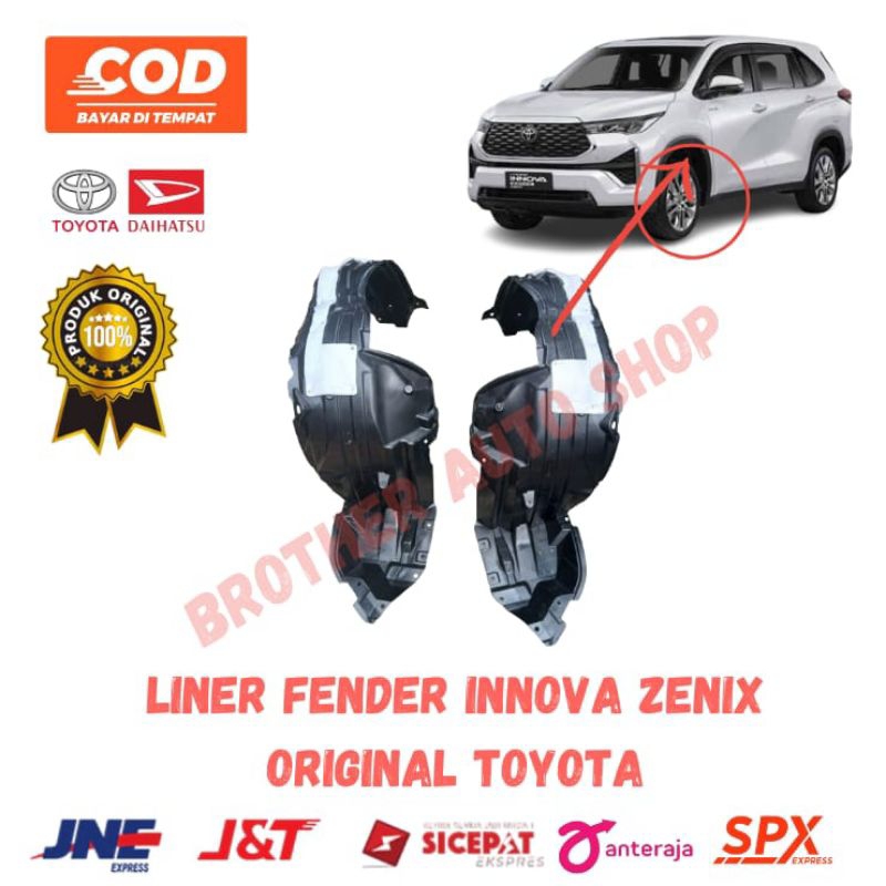 Liner fender spakbor kolong depan INNOVA ZENIX | ORIGINAL TOYOTA LINER FENDER | TOYOTA KIJANG INNOVA