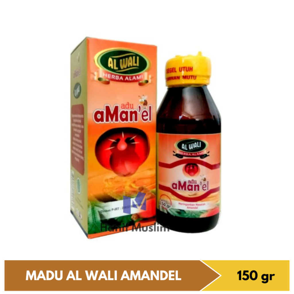 Madu Amandel Al Wali Original 150 gram Obati Amandel Tanpa Operasi Madu Al Wali Amandel