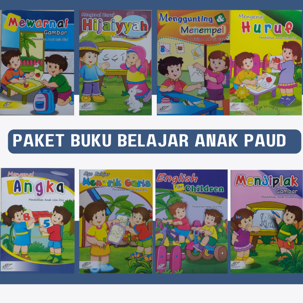 BUKU BELAJAR ANAK PAUD - LANCAR BELAJAR ANAK PAUD - PAKET LENGKAP BUKU BELAJAR PAUD - LANCAR DALAM B