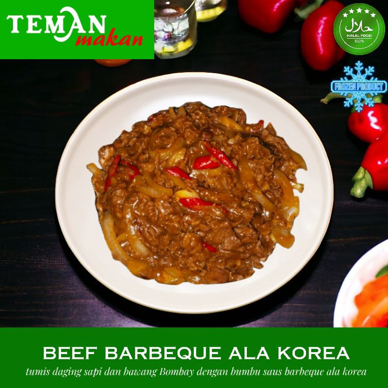 

Teman Makan Beef Barbeque ala korea - lauk instan Frozen food