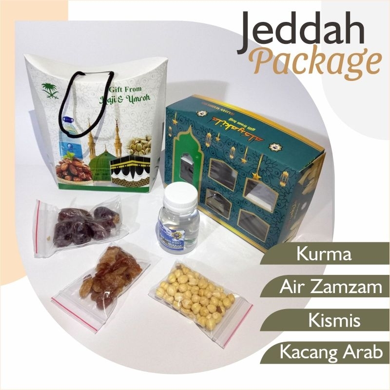 

Paket oleh oleh haji umroh berkualitas zam zam kurma kismis kurma kacang arab