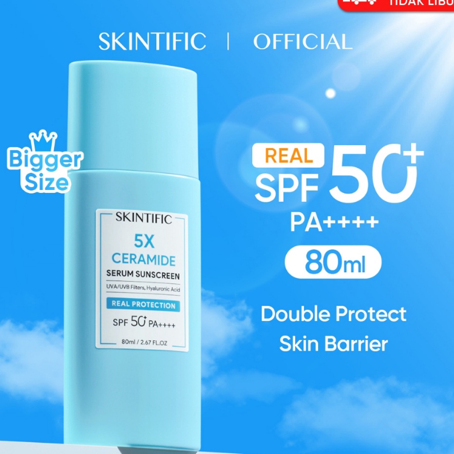 Stok terbaru Nicholas Saputra Choice SKINTIFIC Sunscreen 5X Ceramide Serum Sunscreen Stick SPF5 PA S
