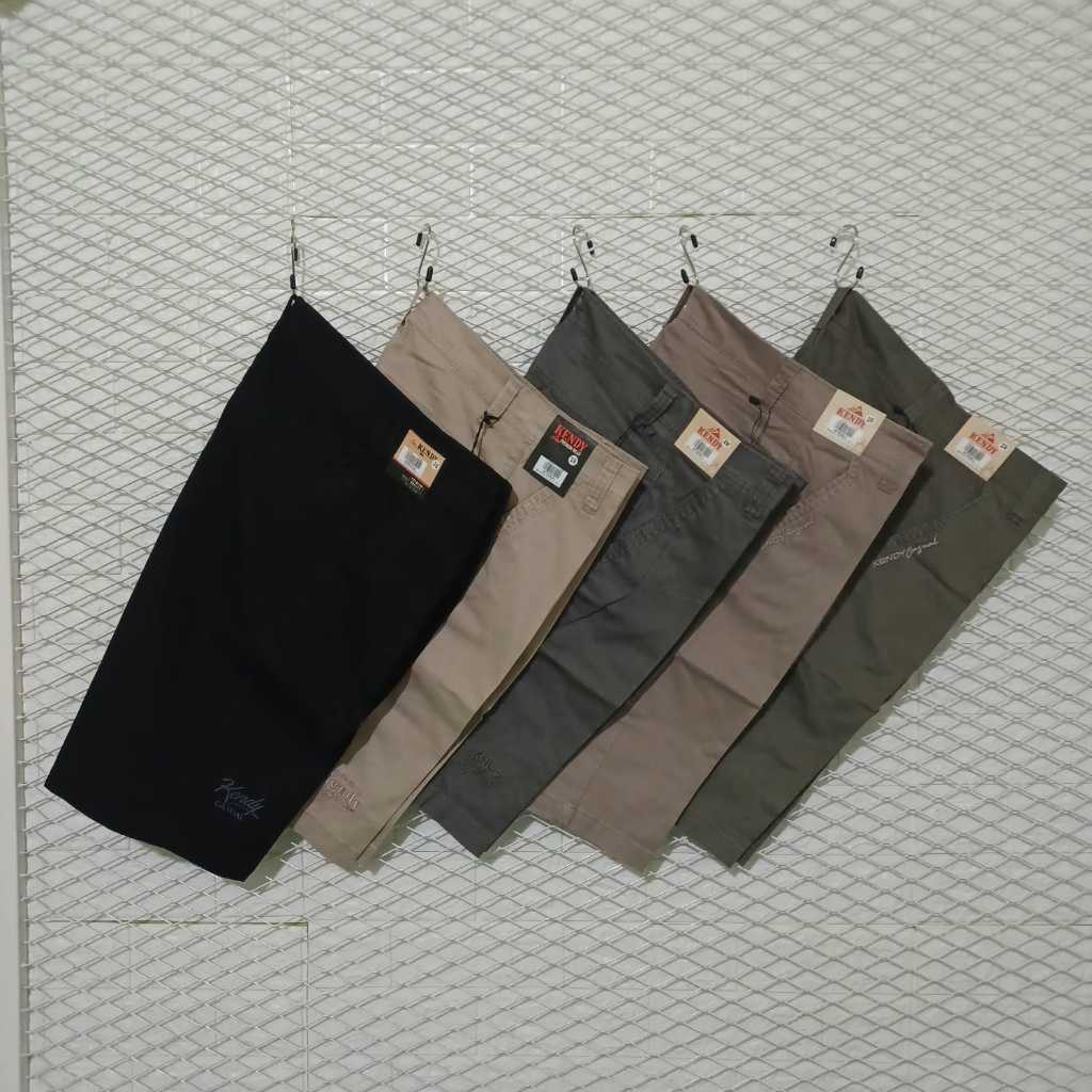 celana pendek kendy original premium/celana pendek katun pria kendy 27/38
