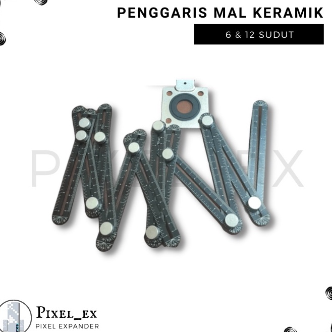 

KODE S84X Penggaris Mal Keramik 6 dan 12 Expander