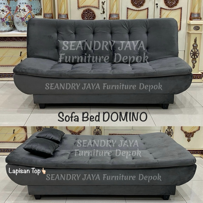 Sofa Bed minimalis kekinian/empuk nyaman awet/barang pabrik/tempat tidur santai ruang keluarga/nonto
