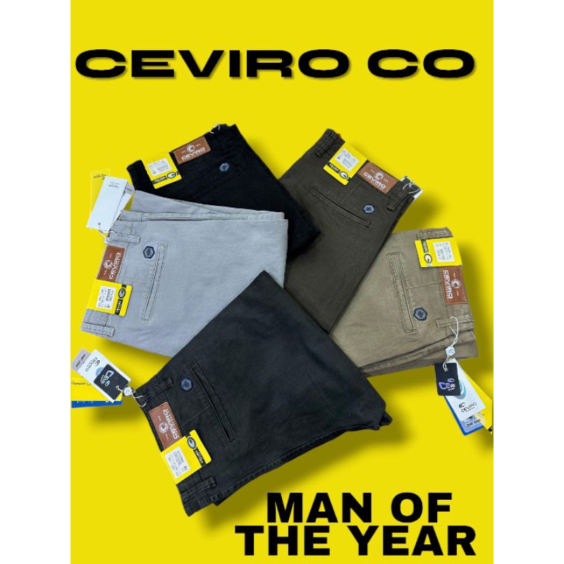Celana Chinos Pria CEVIRO CO ORIGINAL