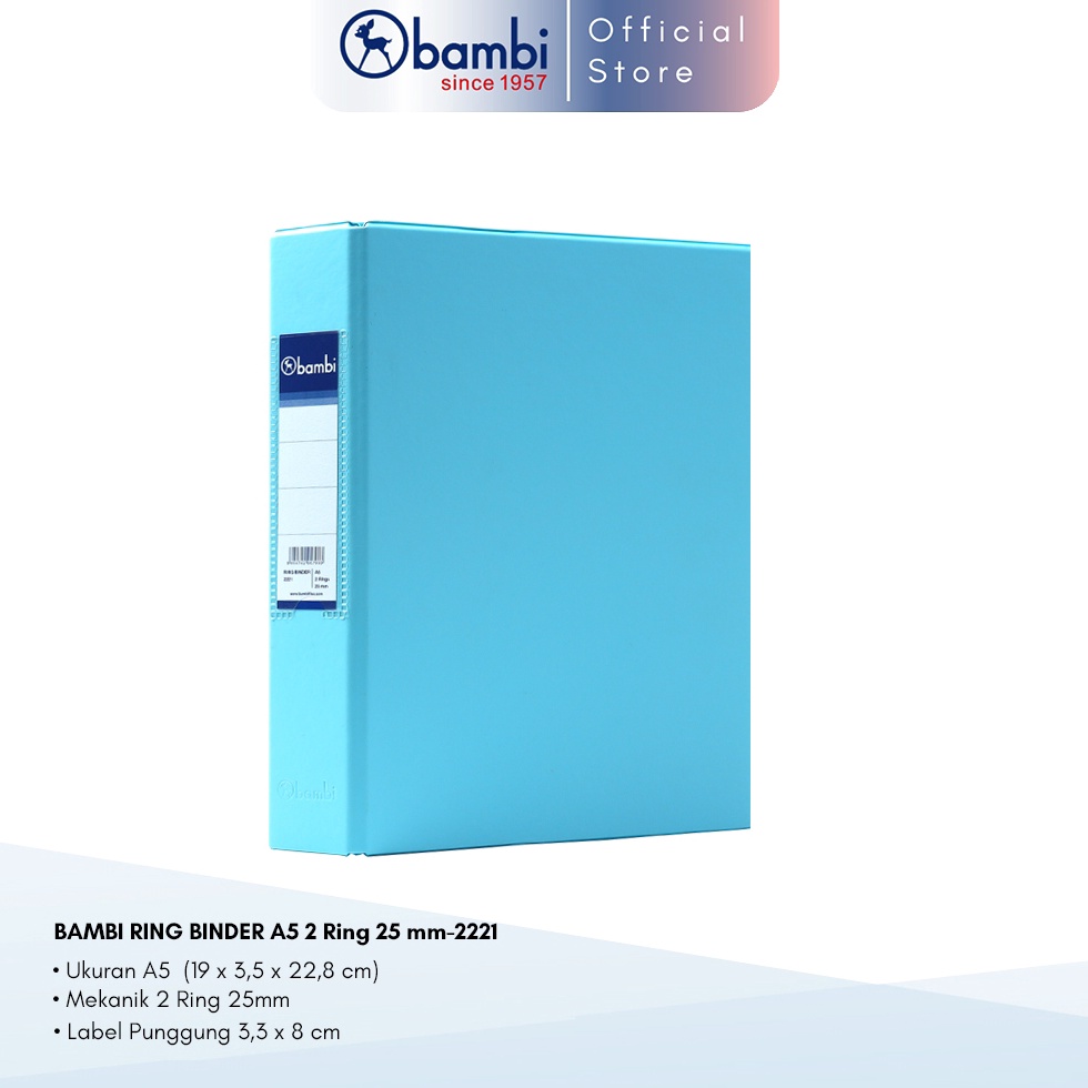 

KODE I6K Bambi Ring Binder A5 2 Ring DType Photocard Namecard Presentation Album kode 2221