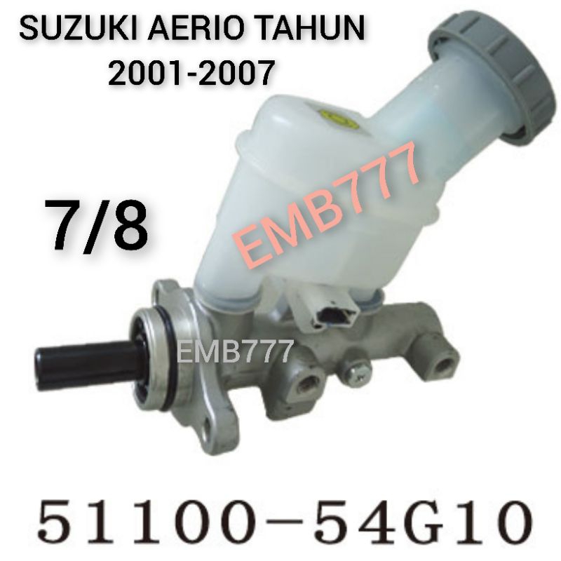 MASTER REM ATAS SUZUKI AERIO TAHUN 2001-2007