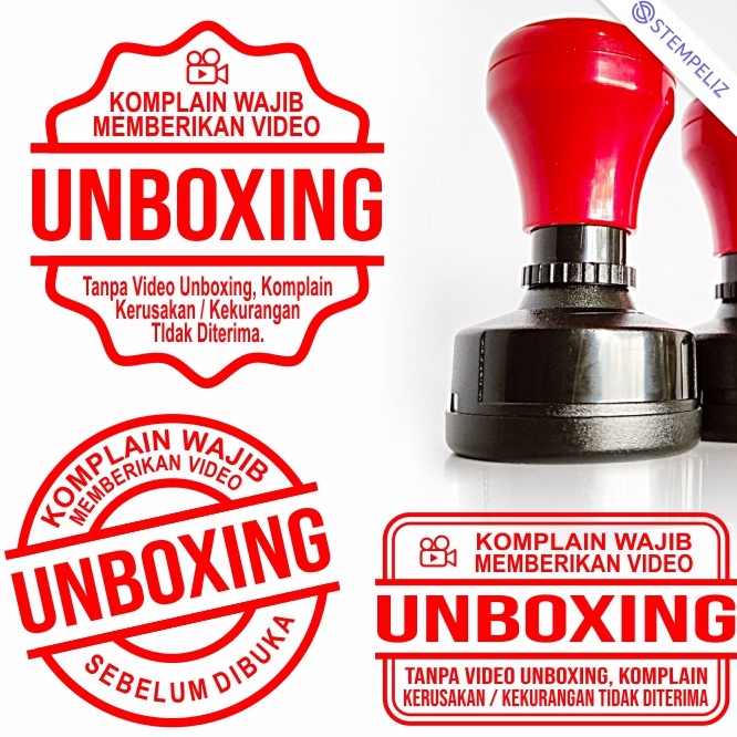 

KODE T4R Stempel Unboxing Video Unboxing untuk Paking Olshop