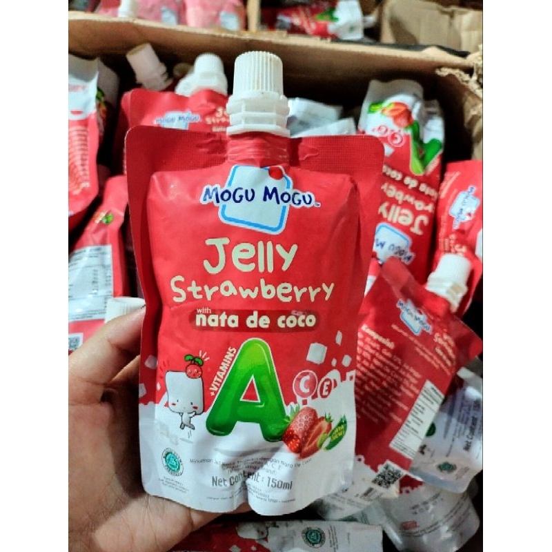 

mogu mogu jelly stauberry nata de coco 150ml