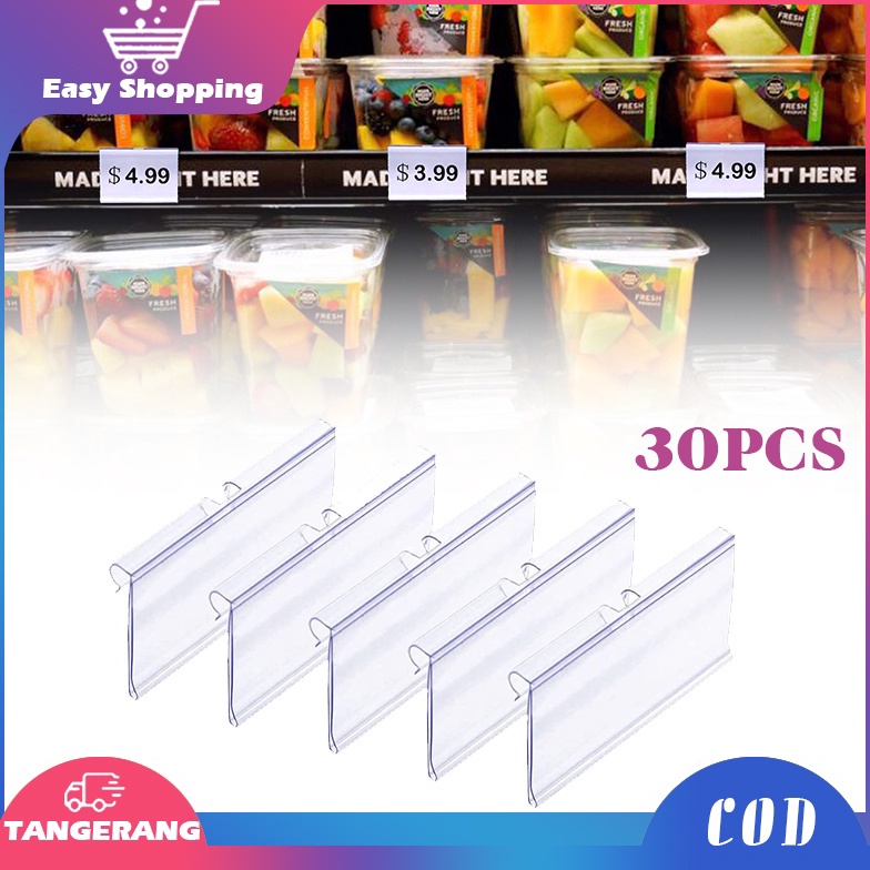 

KODE K27K 3pcs Label Harga Mika Price Tag Holder PVC Price Tag Card Price Tag Holder Minimarket Price Tag Label Holder