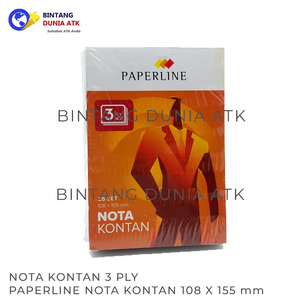 

Nota Bon / Buku Nota / Nota Kontan Paperline 1-2-3 PLY NCR