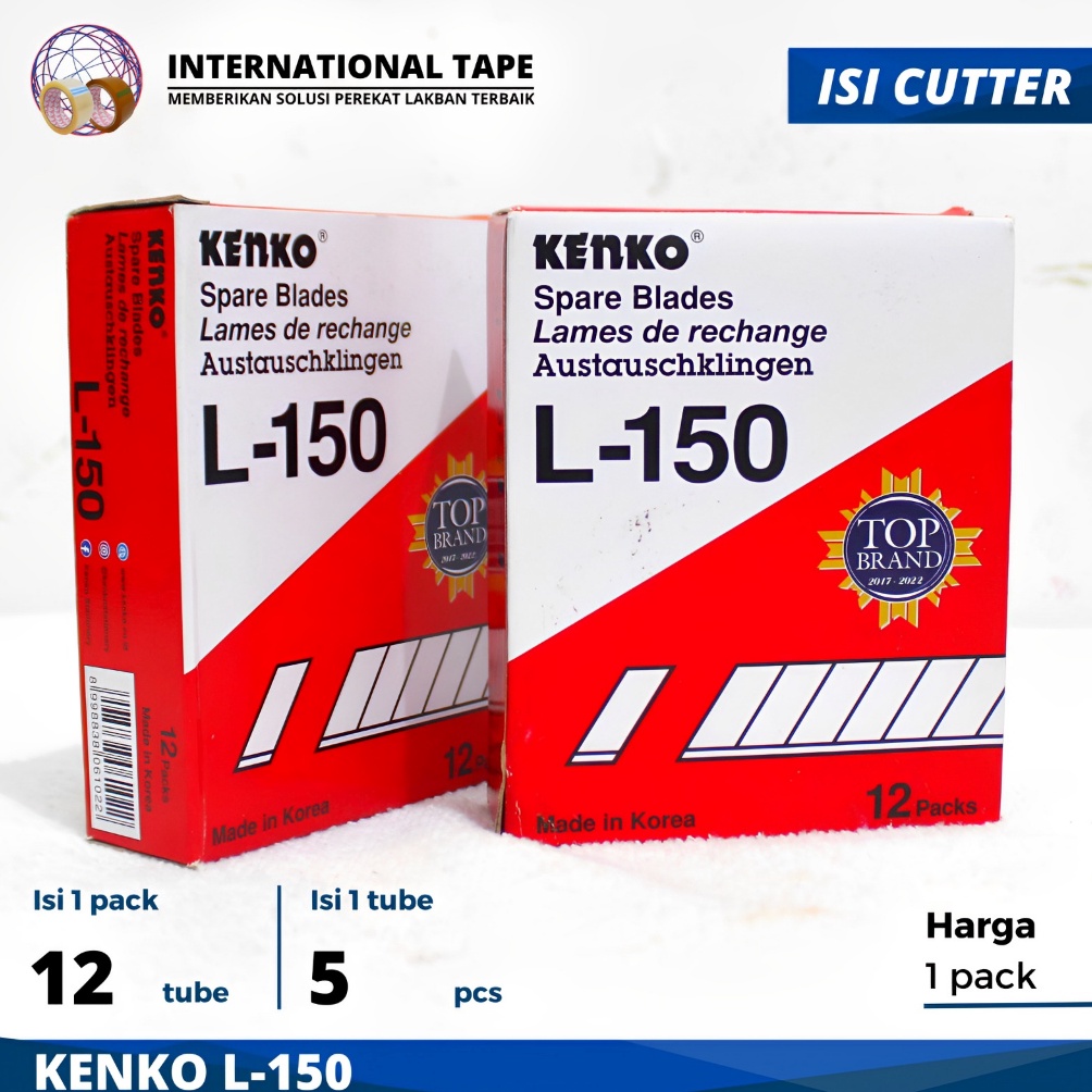 

KODE R72V ISI PISAU CUTTER CUTER KENKO L15 REFILL CUTTER