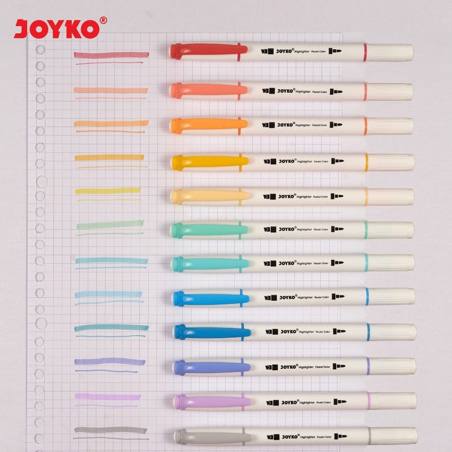 

KODE H94P JOYKO PASTEL HIGHLIGHTER SET SPIDOL PENANDA BERWARNA PASTEL HL54 HL55 MURAH BERKUALITAS