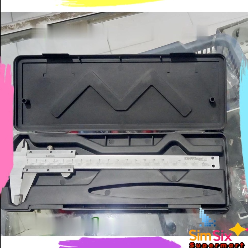 

KODE F68Y Jangka Sorong Stainless Steel 15MMVernier Caliper Sigmat