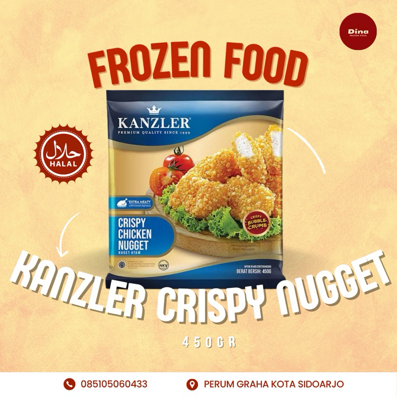 

KANZLER CRISPY CHICKEN NUGGET 450GR