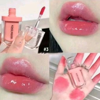 0KEKEMOOD Jelly Lip Gloss Fit Tint Watery Lip Glaze Tender  XX138