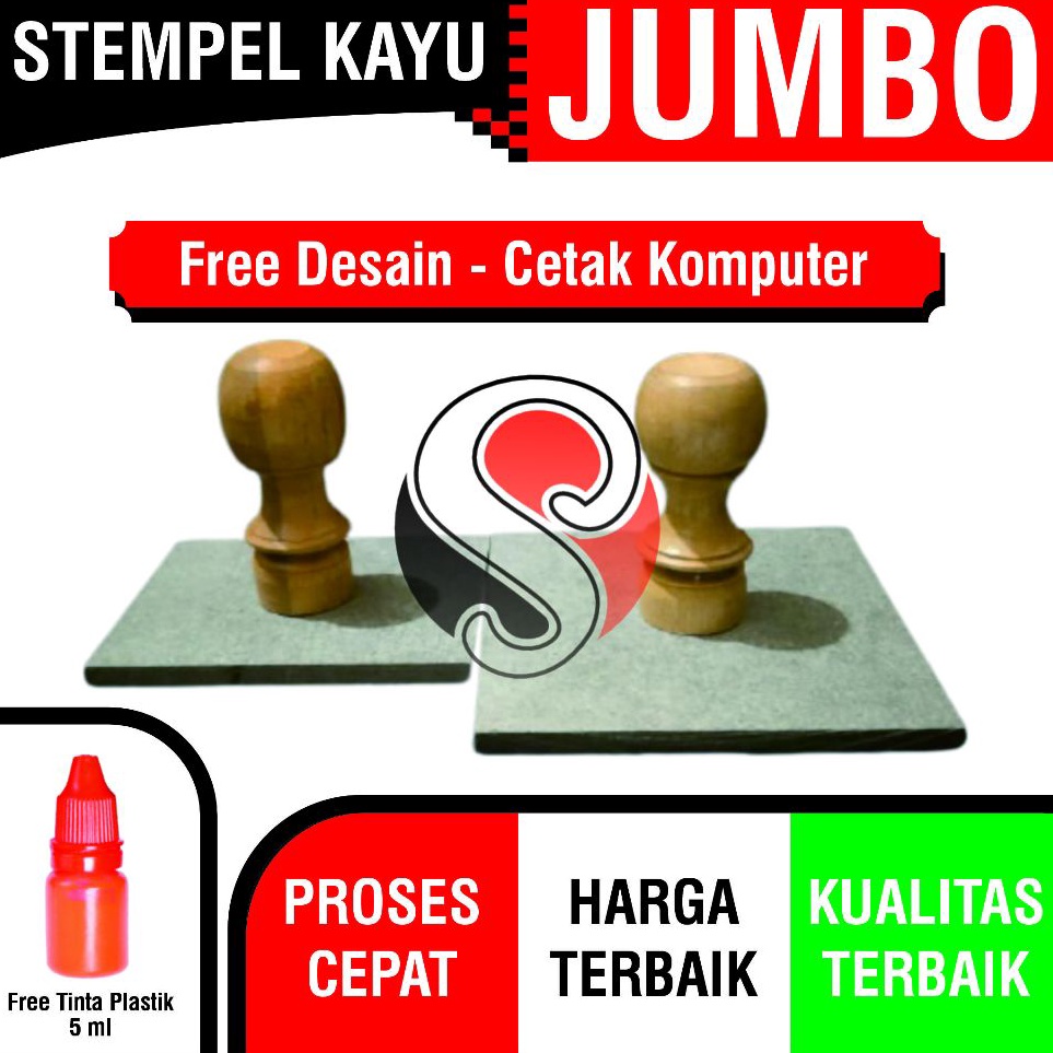 

KODE L22S Stempel Plastik Stempel Dus Stempel Kemasan Stemple Jumbo