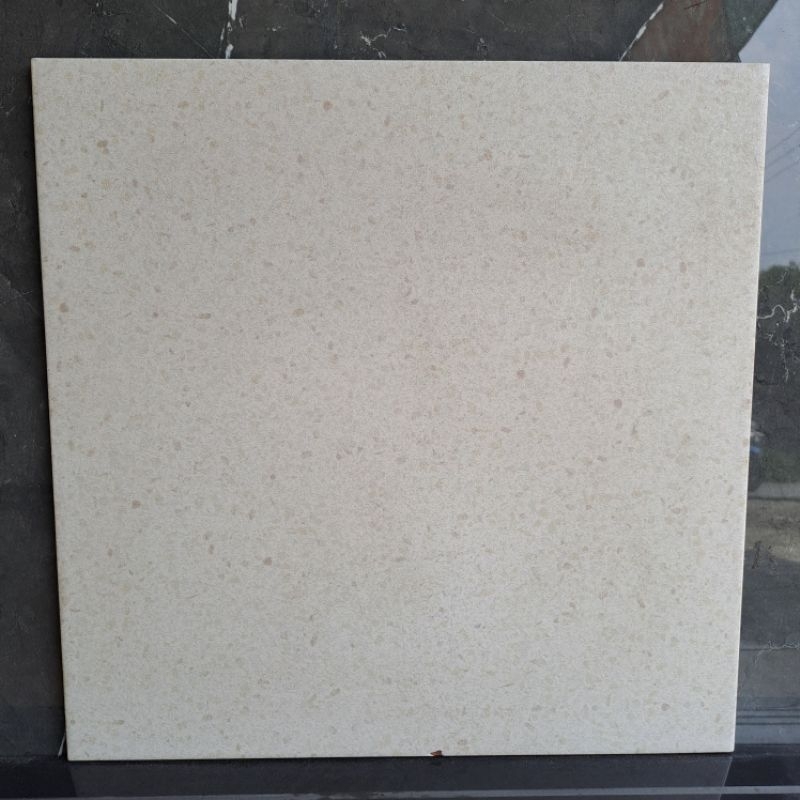 Keramik Lantai Kasar Terazo KIA 40x40 TERRAZO WHITE