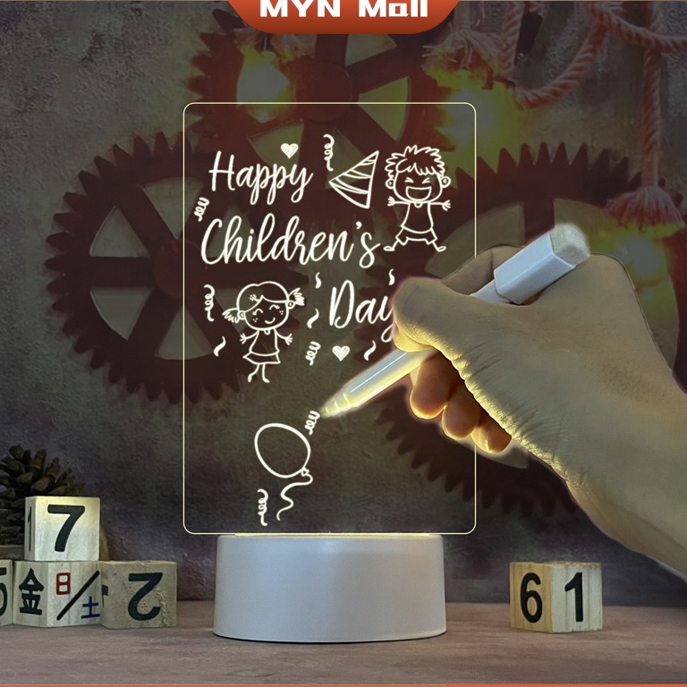 

KODE F7X MYN Mall Papan Tulis Akrilik Polos Acrylic Planner LED Stand Acrylic Note Board Lampu Tidur Akrilik LED Sketsa Plakat