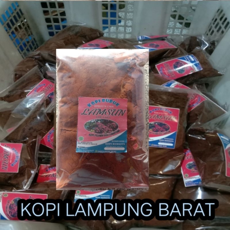 

Kopi bubuk robusta Lampung barat