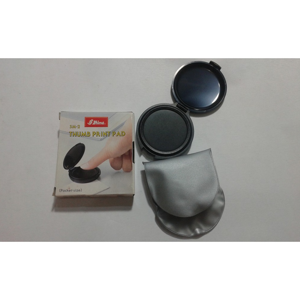 

KODE A14D Thumb Print Pad Shiny SM2 untuk Cap Jempol Sidik Jari