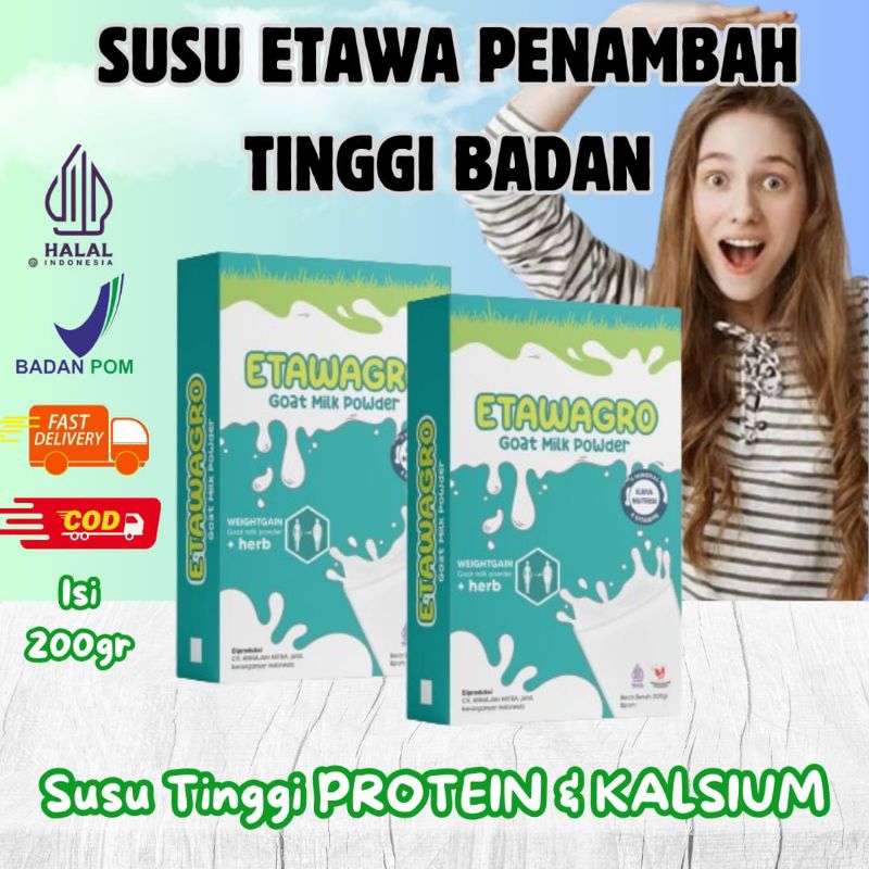 

ETAWAGRO SUSU ETAWA PENGGEMUK BADAN dan PENINGGI BADAN SUSU ETAWA TINGGI KALSIUM