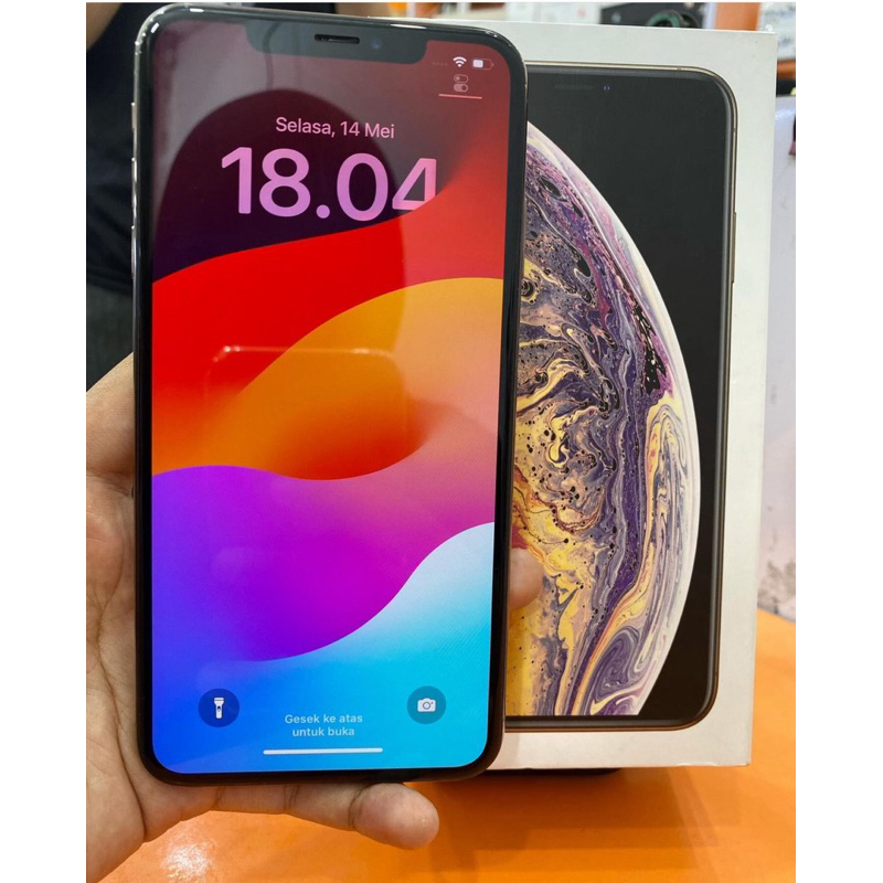 Hp Iphone XS Max 128gb Seken Komplit