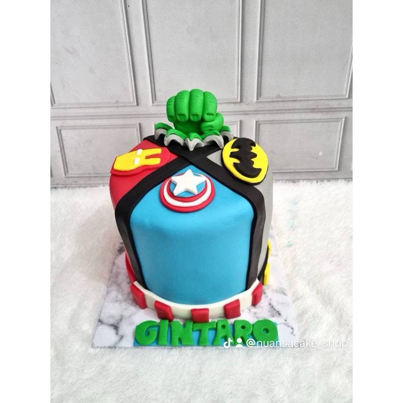 

custom kue ulangtahun avangers