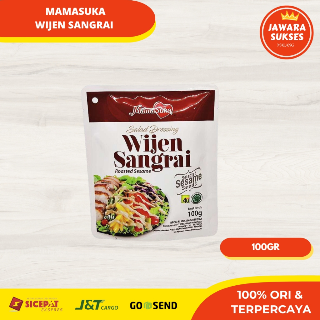 

Mamasuka Wijen Sangrai 100gr | Mamasuka Roasted Sesame