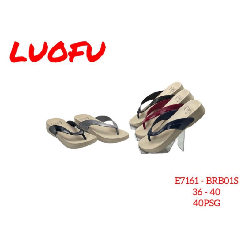 Luofu E7161BRB01S Sandal Karet Jepit perempuan Empuk Ringan 36 - 40
