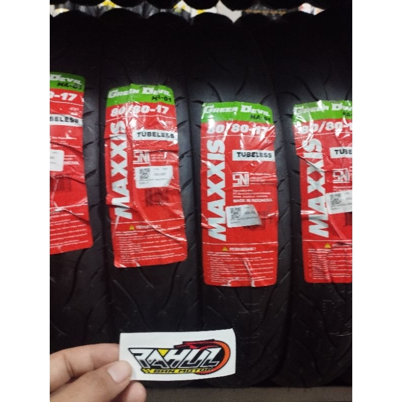 BAN MAXXIS GREENDEVIL 80/90 RING 17 BAN MAXXIS