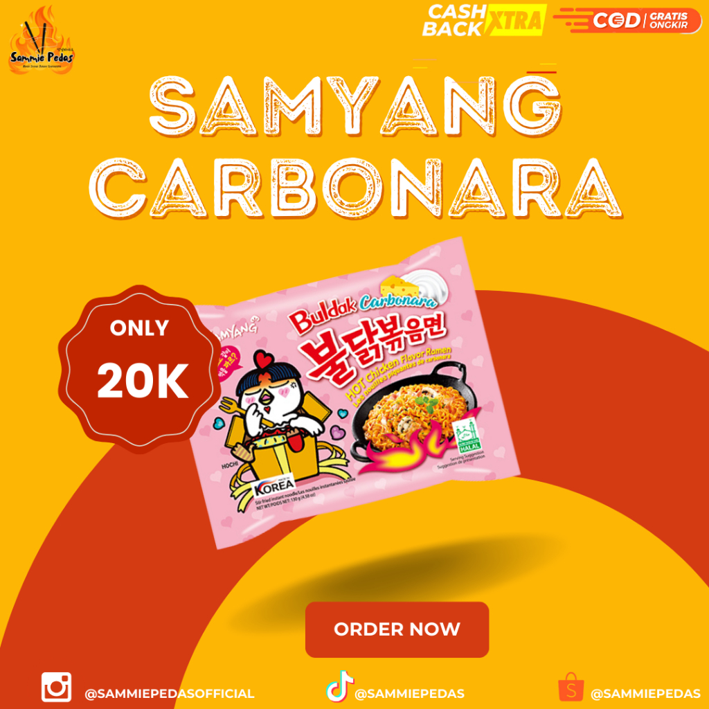 

Mie Samyang Buldak Halal Carbonara Keju