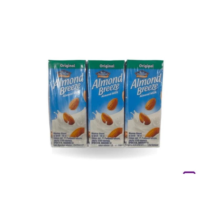 

BLUE DIAMOND - ALMOND BREEZE ALMOND MILK 180 ML (3PCS) - ORIGINAL