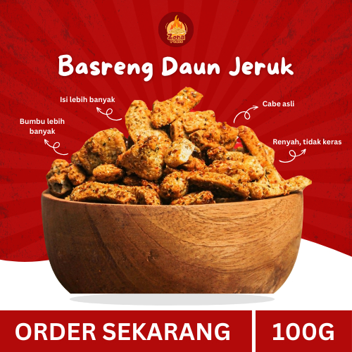 

[Zona Pedes] Keripik Basreng Pedas Original Daun Jeruk Tipis 1kg