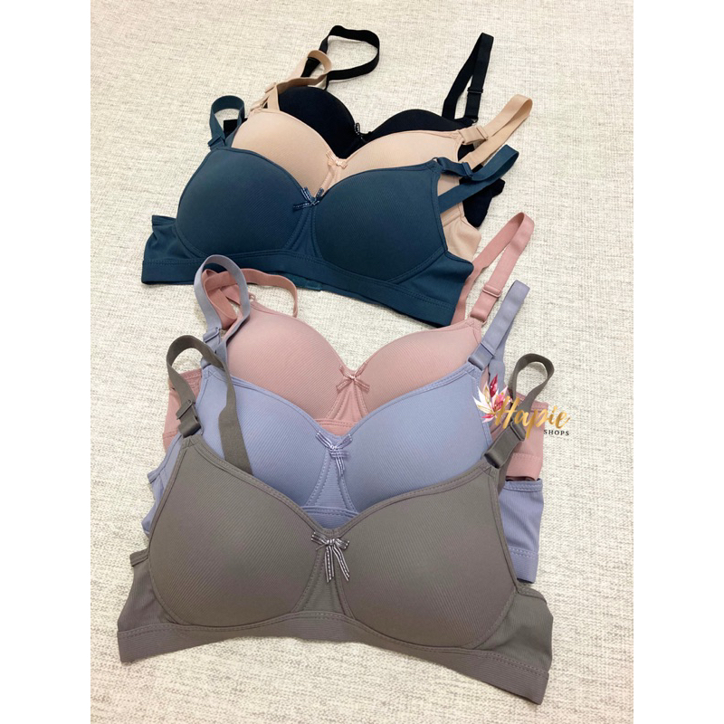 Louisiana seamless bra/bra tanpa kawat/bh busa tipis ukuran jumbo big size/bra besar tanpa jahitan/b