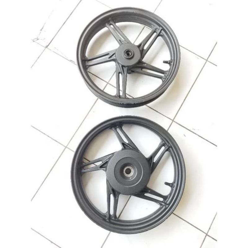 VELEG PELEK DEPAN DAN BELAKANG RING 14 MOTOR HONDA BEAT ECO / BEAT DIGITAL ORIGINAL