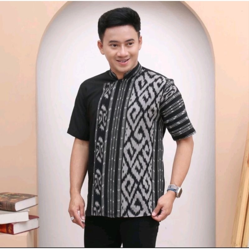 KEMEJA TENUN JEPARA PRIA TERBARU
