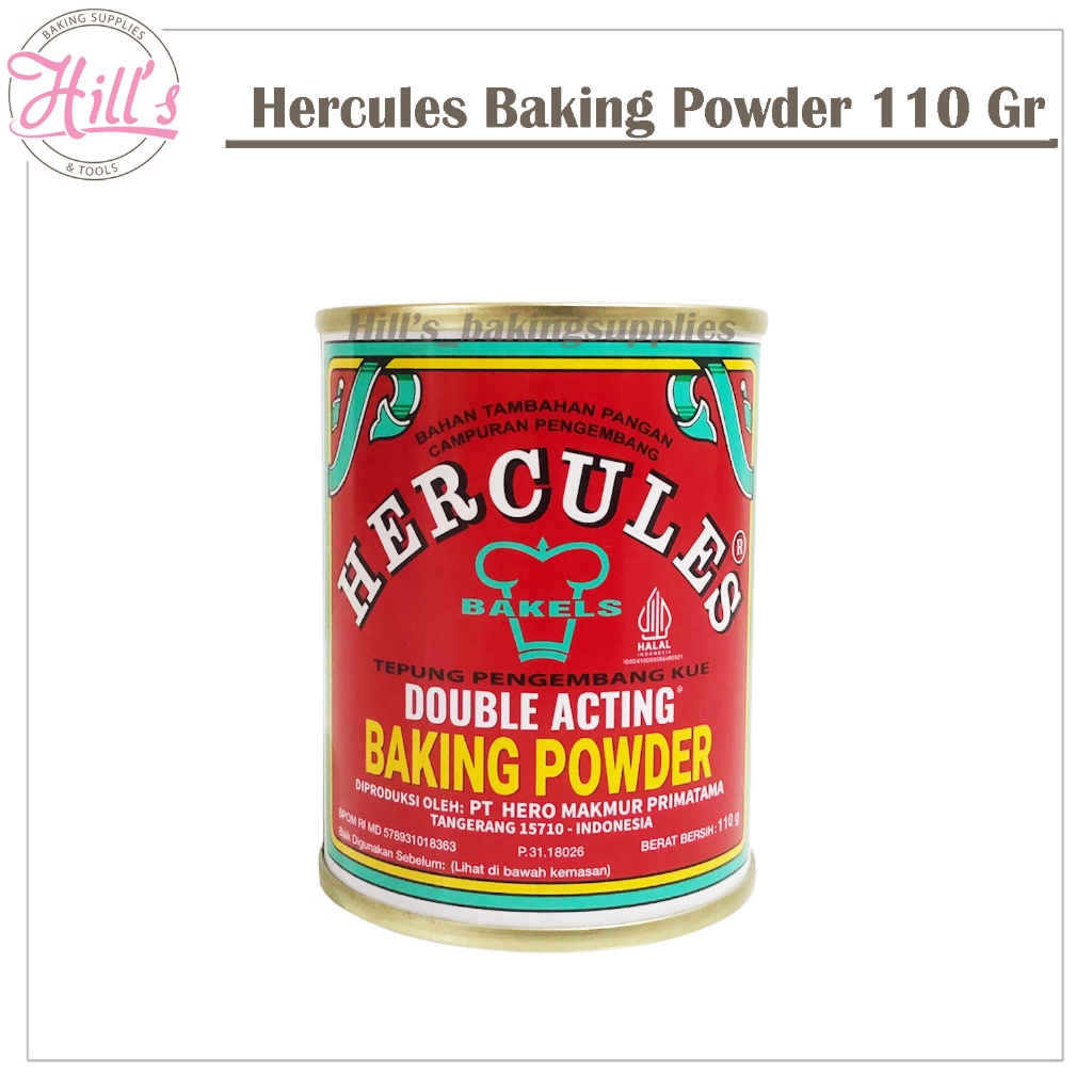 

HERCULES BAKING POWDER 110 gr DOUBLE ACTING / KALENG 110gr