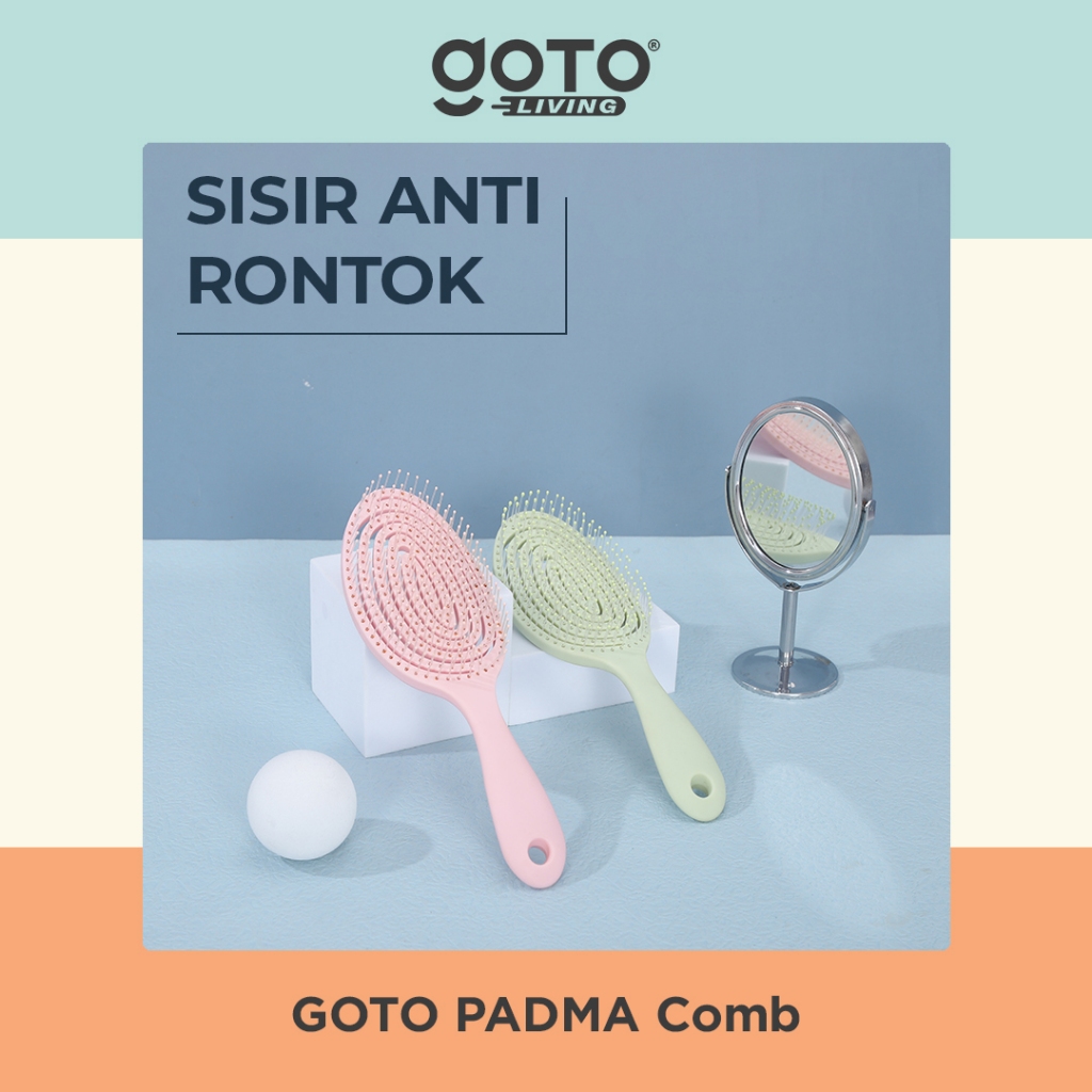 Goto Padma Comb Sisir Rambut Anti Statis Kusut Rontok Pria Wanita