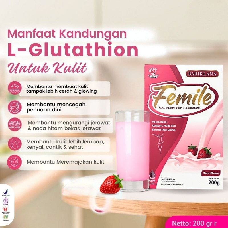 

FEMILE Susu Etawa Plus Collagen Untuk Kecantikan