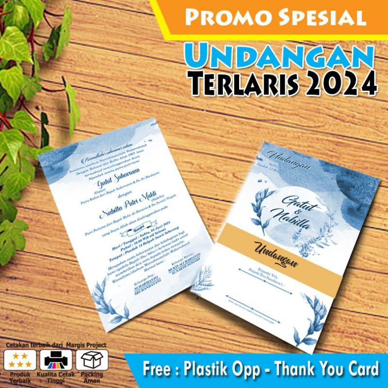 UNDANGAN SABUK 1 LEMBAR 2 SISI TERLARIS 2024