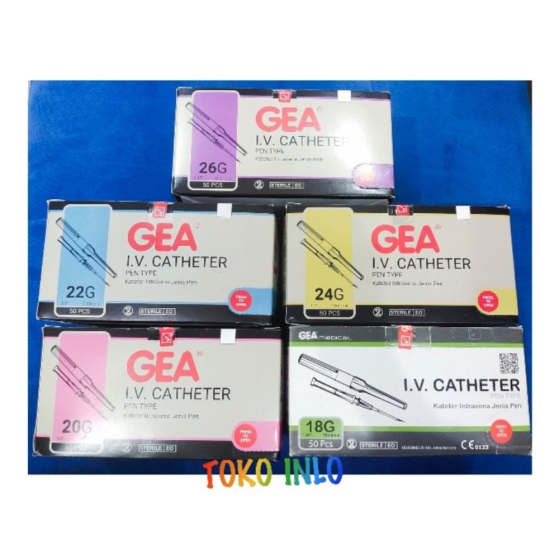 PER BOX Abbocath GEA/Jarum Infus/I.V Catheter/abbocath