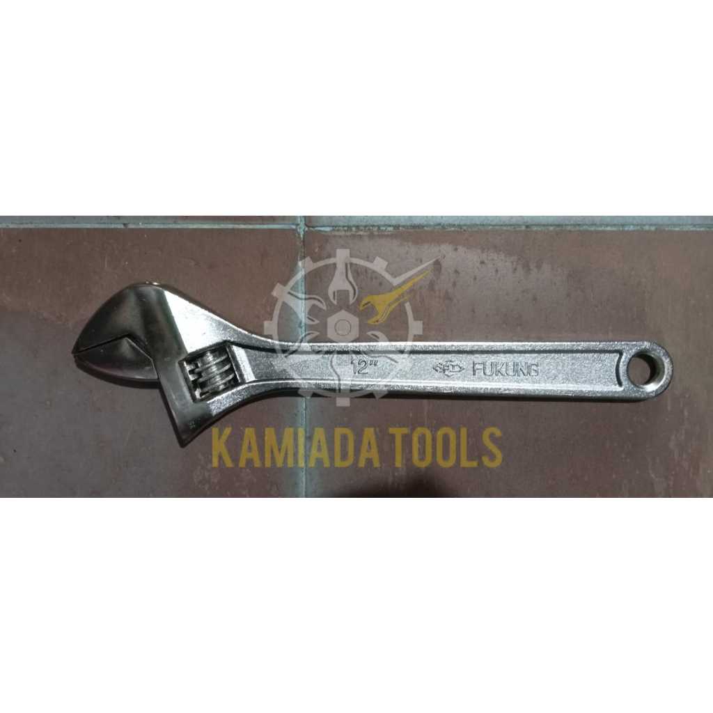 Kunci Inggris 12" FUKUNG/Adjustable Wrench 12" FUKUNG