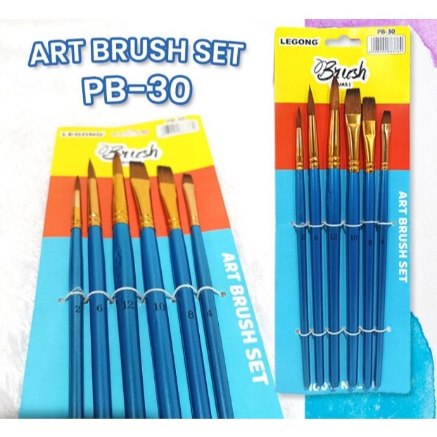 

❤️ Sarjana ❤️ Kuas Set Legong/ Kuas Seni Set / Art Brush Set Legong / Kuas Cat Air / Kuas Lukis PB 30