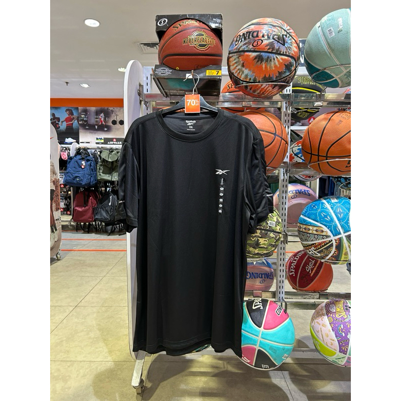 Kaos jersey hitam reebok sale 70% ori sport station